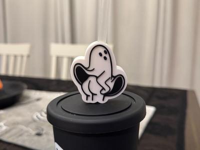 Boooooty Ghost Straw Topper