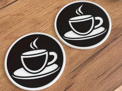 coffee coaster 2x