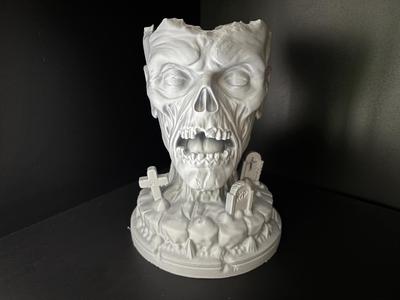 Zombie Head Graveyard – Pen Holder/ Candy Bowl