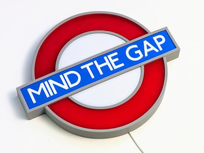Customisable London Transport Sign Lightbox