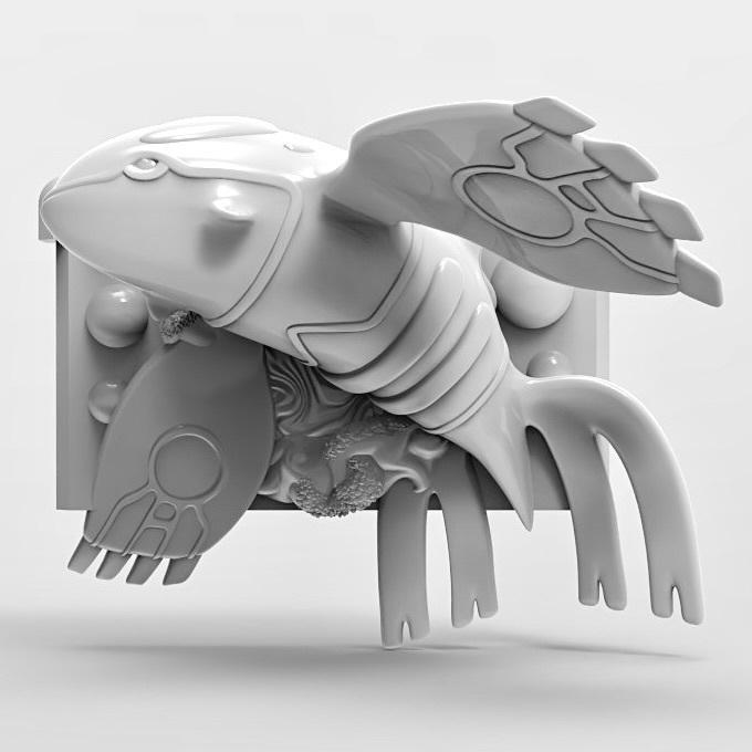 Pokemon Sapphire 3D Printable Gameboy Advance Cartridge; Kyogre 3MF and STL