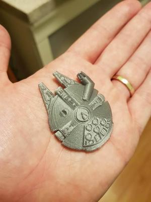 Millennium falcon reworked for small size - SW Dark Side Rising activation