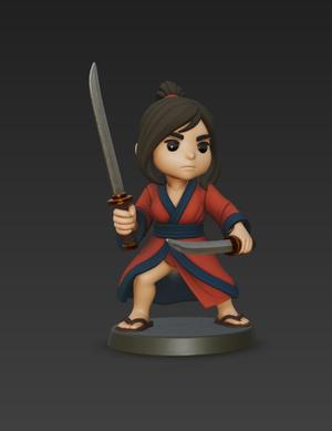 Female Ronin Samurai RPG