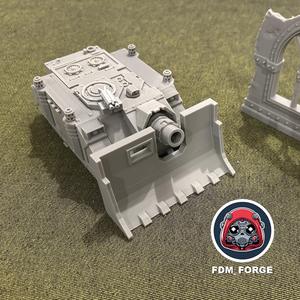 Pachyderm Siege Tank for grimdark fuure battle brothers [SUPPORTLESS; FDM FRIENDLY] : Zen Cart!