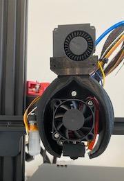 Ender 3v2 Fang cooler plate with BLTouch Mark3