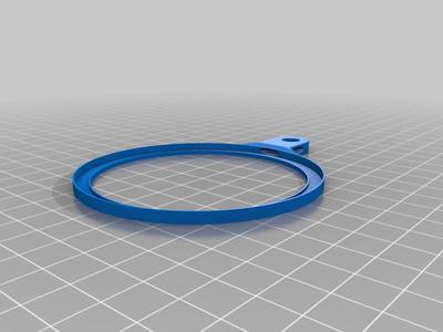 80mm Ring LED holder for mic mount