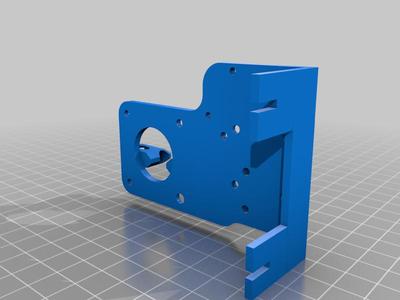 Ender 3 Microswiss Direct drive Linear rail  back plate