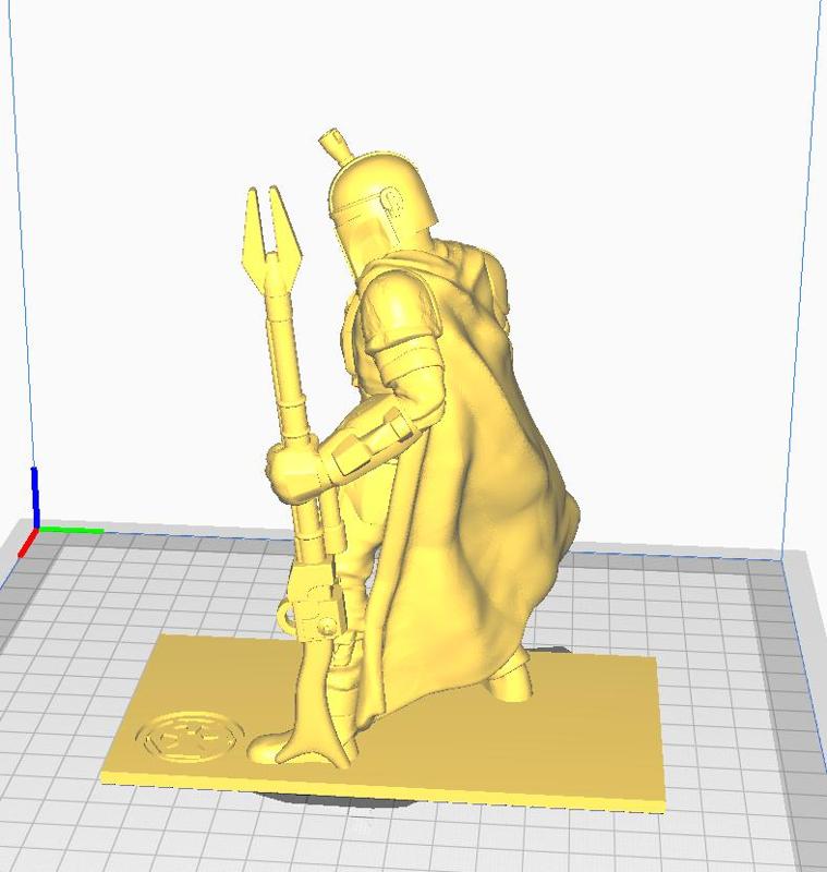 The mandalorian remix with beskar base