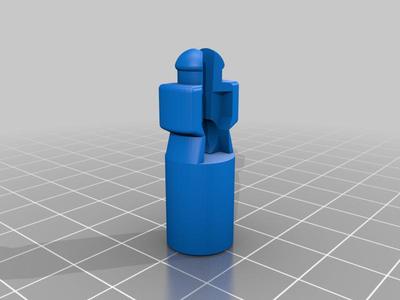 Rod end clip for PicassoTiles fort kit