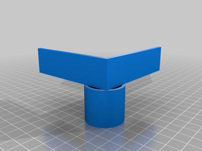 corner bracket for 3/4" PVC