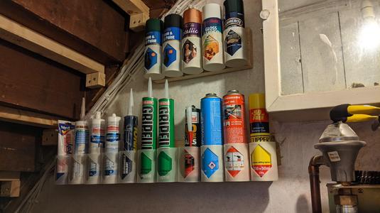 Spray can Sealant holder
