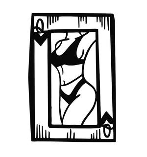line art lady heart, wall art lady heart, line art queen of hearts, wall art queen of hurts, poker