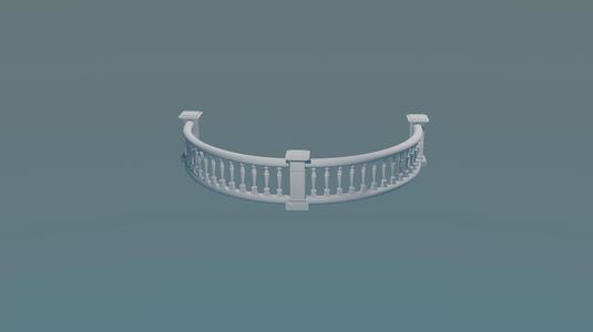 Curved Balustrade