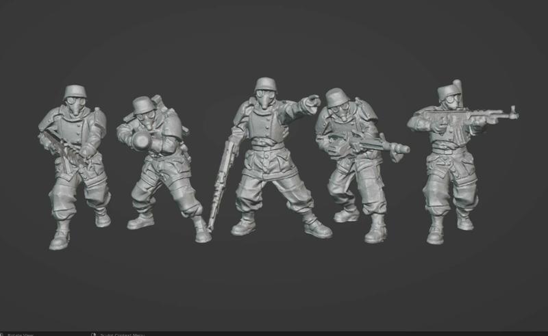 Dust 1947 - Axis - RECON GRENADIERS Proxy (Supported)