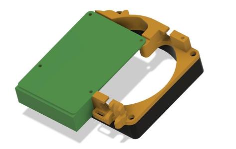 Raspberry PI 3/4 80mm Fan Mount Universal