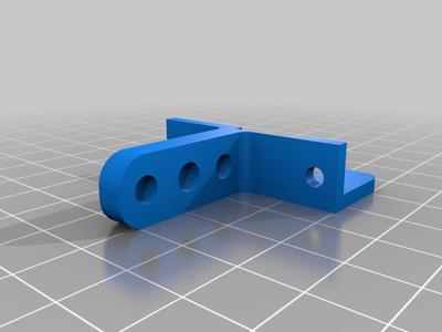 BL Touch mount for Micro Swiss Direct Drive with Larger cutout for fan shroud