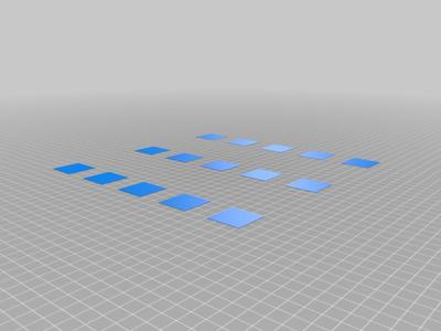 Bed Leveling - 15 Squares