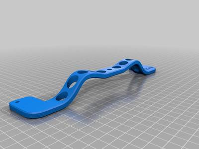 Creality CR-6 SE bed handle - light - text