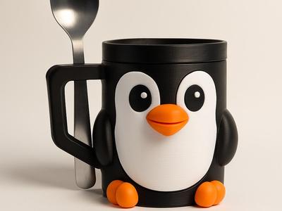 Private the Penguin Pint Holder