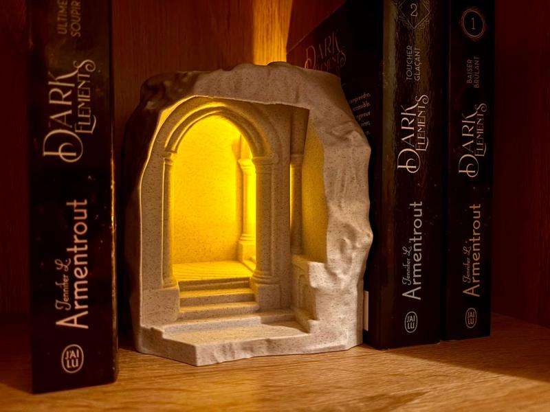 gallery of stone led booknook
