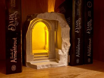 gallery of stone led booknook