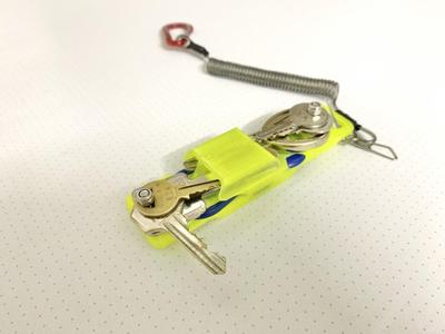 Key Organizer With Protective Fins