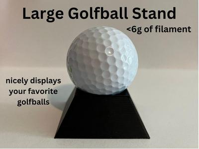 Golfball Stand - Simple and Sleek
