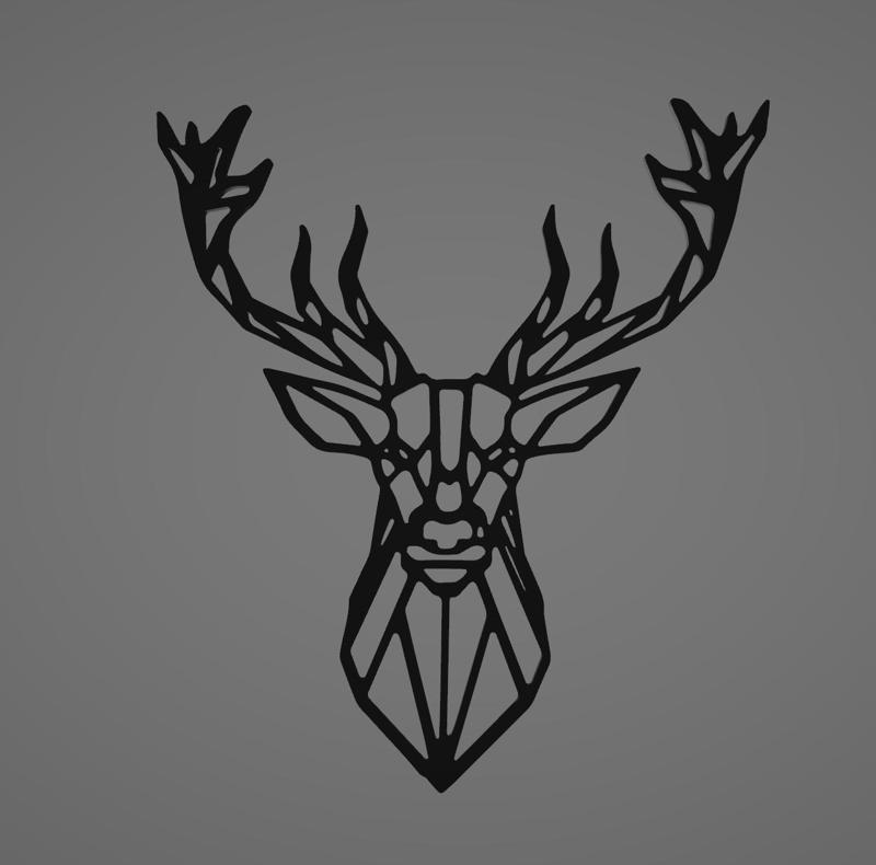 Majestic Deer Front View : 3D Model Ready to Print for Decoration [PERSONAL LICENSE] : Zen Cart!, The Art of E-commerce