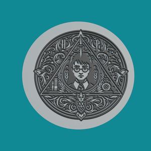 Harry Potter Print Model Harry Potter Medallion Harry Potter Wall Decor