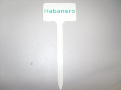 Plant Label Habanero
