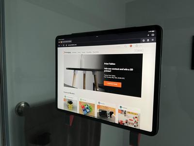 Tablet Glass Mount