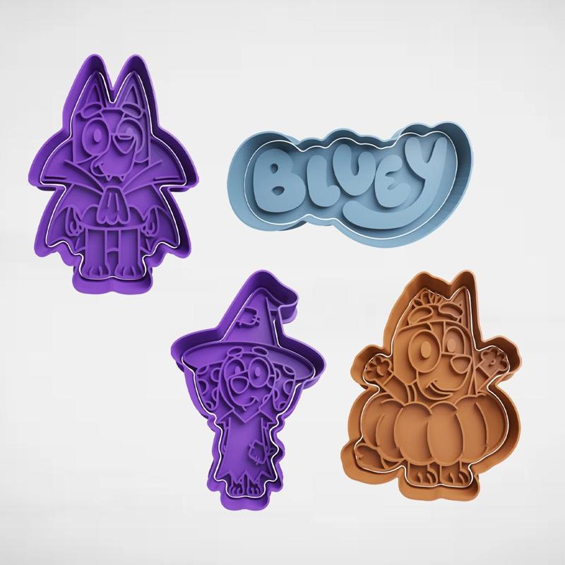BLUEY HALLOWEEN x4