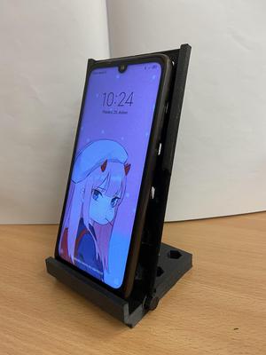 Customizable and transportable phone stand