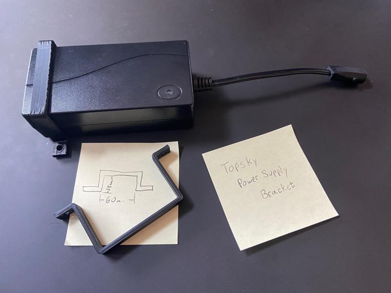 Topsky Adjustable Desk Power Supply Bracket