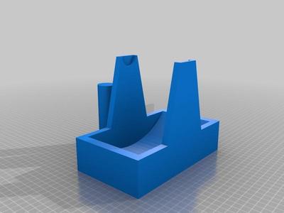 My Customized Filament Spool Holder with Filament Tube Attachment ()