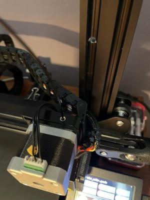 Creality 3D Stock Extruder Drag Chain Mount