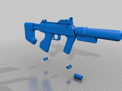 M7S - Halo 3: ODST SMG