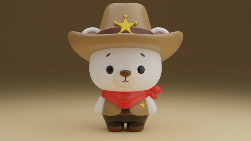 Cowboy bear