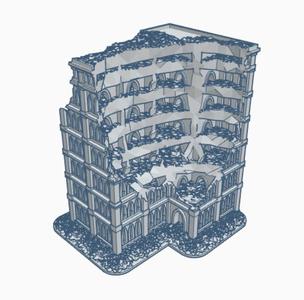 Gothic Ruined Building 89