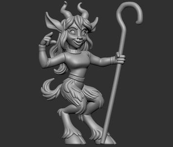 Female krampus