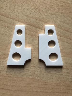 Supports for x-axis leveling (for Creality CR-10)