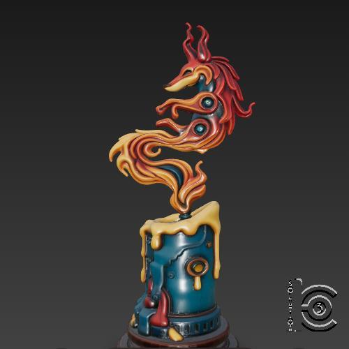 Foxflame Candle - Ember Gold Edition
