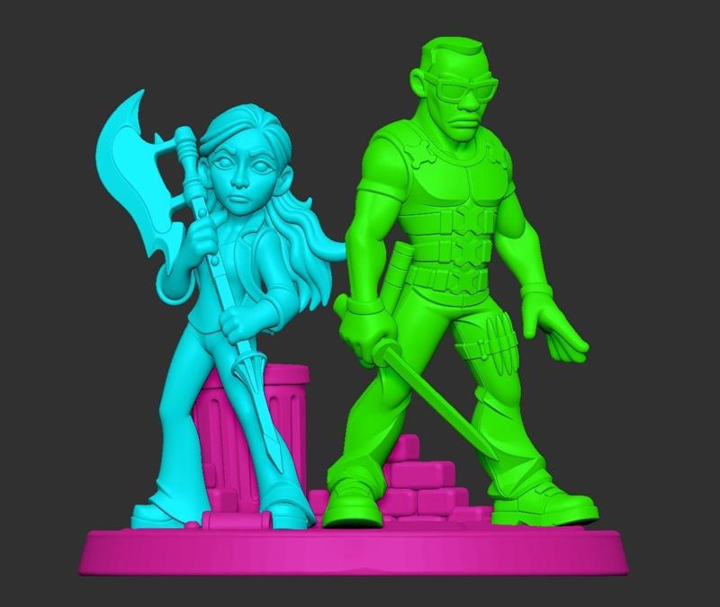 Buffy and Blade The Vampire Slayers