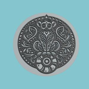 Lemur Medallion Lemur 3d Print Model