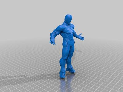 Superior Iron Man Lowpoly