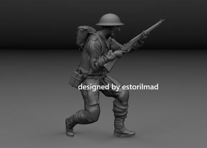 WW2 BRITISH SOLDIER DUNKERKE V2