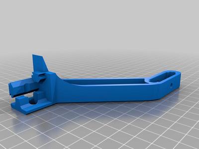 Anycubic Mega Zero - Low friction filament guide - Modified