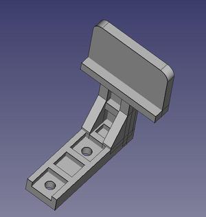 Serpent SRX8E LapMonitor transponder mount for 4S configuration