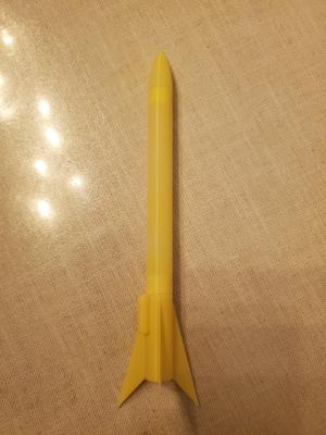 Launchable mini model rocket