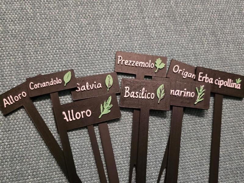 Spice Herb Vegetable Garden Signs Labels